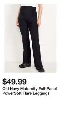 Old Navy Old Navy Maternity Full-Panel PowerSoft Flare Leggings offer