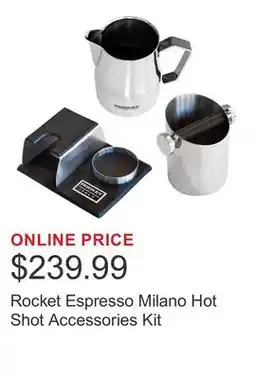 Costco Rocket Espresso Milano Hot Shot Accessories Kit offer