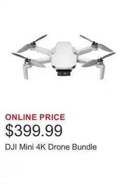Costco DJI Mini 4K Drone Bundle offer