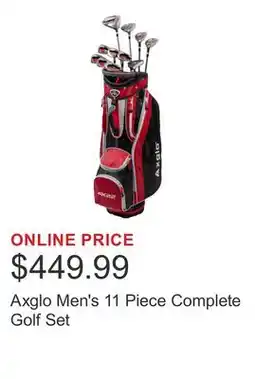 Costco Axglo Men's 11 Piece Complete Golf Set offer