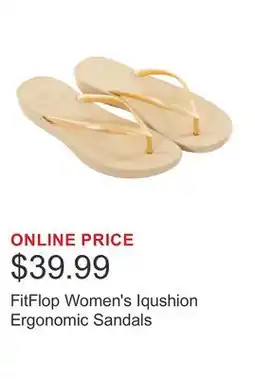 Costco FitFlop Women's Iqushion Ergonomic Sandals offer