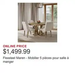 Costco Flexsteel Maren - Mobilier 5 pièces pour salle à manger offer
