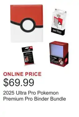 Costco 2025 Ultra Pro Pokemon Premium Pro Binder Bundle offer