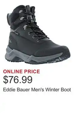 Costco Eddie Bauer Men's Winter Boot offer