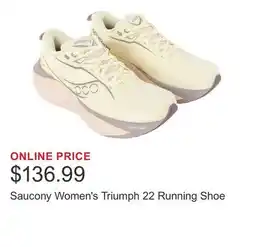 Costco Saucony Women's Triumph 22 Running Shoe offer