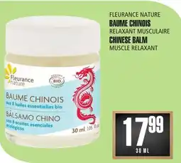 Marches Tau BAUME CHINOIS FLEURANCE NATURE offer