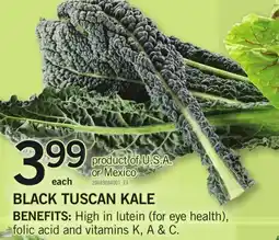 Loblaws Black tuscan kale offer