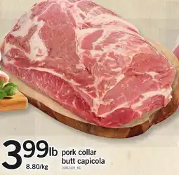 Loblaws Pork collar butt capicola offer