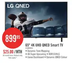 The Brick LG 65 QNED80 QNED 4K UHD Smart webOS TV (65QNED80AUA.ACC) - 2025 Model offer