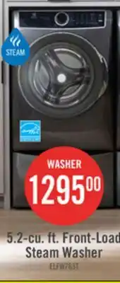 The Brick Electrolux 5.2 Cu. Ft. Front-Load High-Efficiency Steam Washer - Titanium - Stackable - ELFW7637AT offer