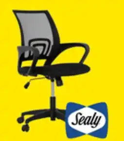 The Brick Sealy Raven 25.2 Adjustable Ergonomic Office Chair with Mesh Padding - Black offer