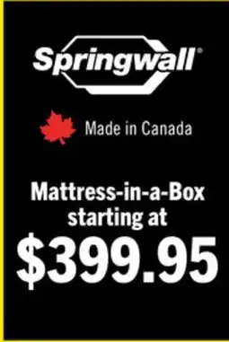 The Brick Mattress-in-a-Box offer