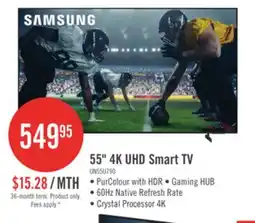 The Brick SAMSUNG 55 U7900F Crystal UHD 4K Smart Tizen OS TV (UN55U7900FFXZC) - 2025 Model offer