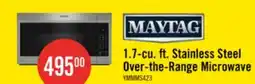 The Brick Maytag 1.7 Cu. Ft. Over-the-Range Microwave with 900 Watts Cooking - Stainless Steel - YMMMS4230PZ offer