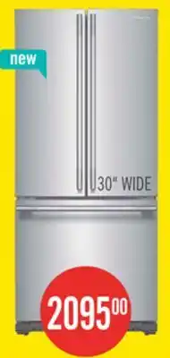 The Brick KitchenAid 20 Cu. Ft. 30 French Door Refrigerator - PrintShield Stainless Steel - KRFF330SPS offer