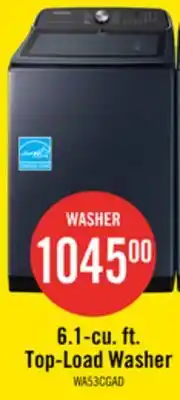 The Brick Samsung 6.1 Cu. Ft. Top-Load Washer - Navy - WA53CG7155ADA4 offer