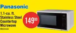 The Brick Panasonic 1.1 Cu. Ft Compact Microwave Oven - Stainless Steel - NNSU56QSC offer
