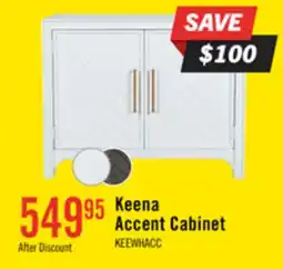 The Brick Keena 40 Solid Wood Accent Cabinet - White offer