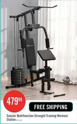 The Brick Soozier Multifunction Strength Training Workout Station offer