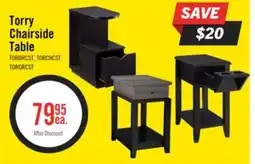 The Brick Torry 11.5 Chairside Table with Drawer - Red Cocoa offer