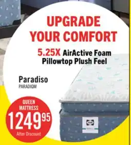 The Brick Sealy Posturepedic Luxury Crown Jewel Resort Paradiso Euro Pillowtop Queen Mattress offer