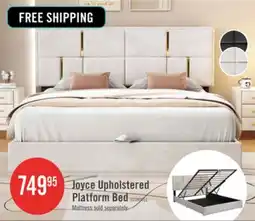 The Brick Joyce Upholstered Platform Bed With Hydraulic Storage And Velvet Frame,queen Size,beige Queen Bed offer