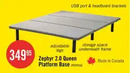 The Brick Zephyr 2.0 Queen Platform Base offer