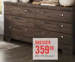 The Brick Yorkdale Bedroom 6-Drawer Dresser, 61.4W x 32.3H, Made in Canada - Brown offer