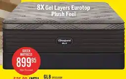 The Brick Beautyrest GL8 Eurotop Plush Queen Mattress offer