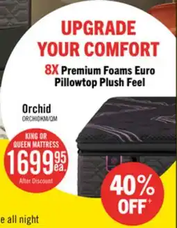 The Brick Beautyrest Black Signature Orchid Euro Pillowtop King Mattress offer