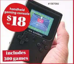 Giant Tiger handheld gaming console offer