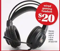 Giant Tiger Stereo sound with a 1.8 m cable offer