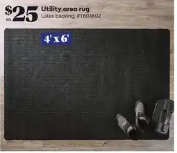 Giant Tiger Utility area rug offer