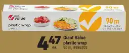 Giant Tiger Giant Value plastic wrap offer