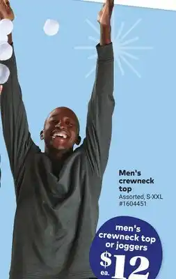 Giant Tiger Men's crewneck top offer