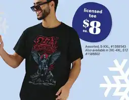Giant Tiger licensed tee offer