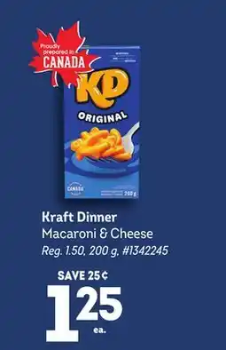 Giant Tiger Kraft Dinner Macaroni 8 Cheese offer