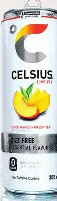 Giant Tiger CELSIUS LIVE FIT Energy Drink offer