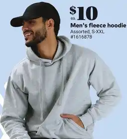 Giant Tiger Men's fleece hoodie offer