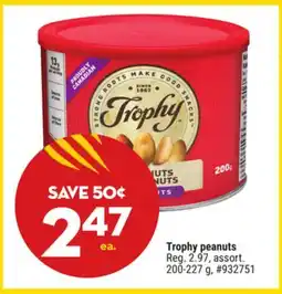 Giant Tiger Trophy peanuts offer