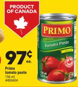 Giant Tiger Primo tomato paste offer