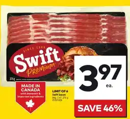 Giant Tiger Swift bacon offer