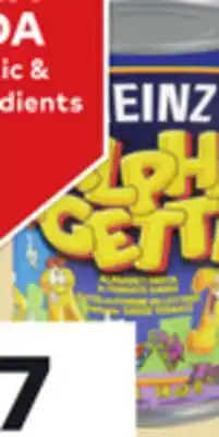 Giant Tiger Heinz canned pasta or beans offer