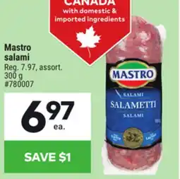 Giant Tiger Mastro salami offer