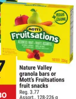 Giant Tiger Mott's Fruitsations fruit snacks offer