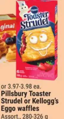 Giant Tiger Pillsbury Toaster Strudel or Kellogg's Eggo waffles offer