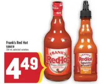 Marché Adonis Frank's Red Hot sauce offer