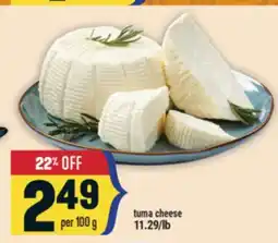 Marché Adonis Tuma cheese offer