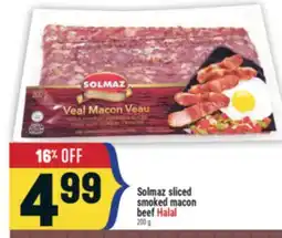 Marché Adonis Solmaz sliced smoked macon beef Halal offer