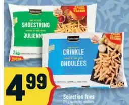 Marché Adonis Selection fries offer